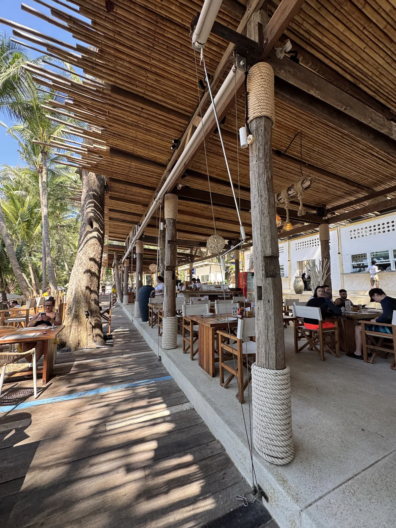Banana Beach, Phuket — Bar and Terrace Floors — the bar floor in use