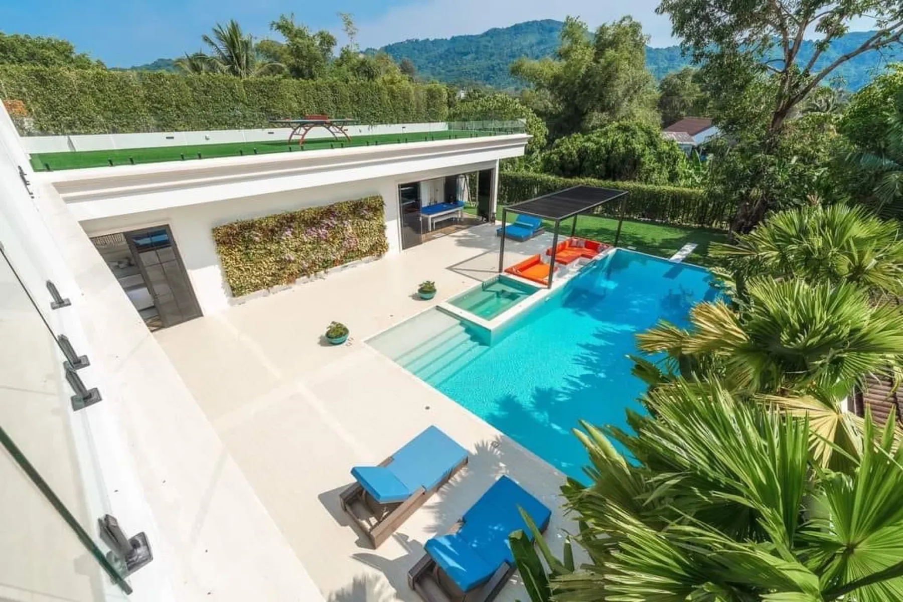 Private Residence, Laguna — the residence and its pool