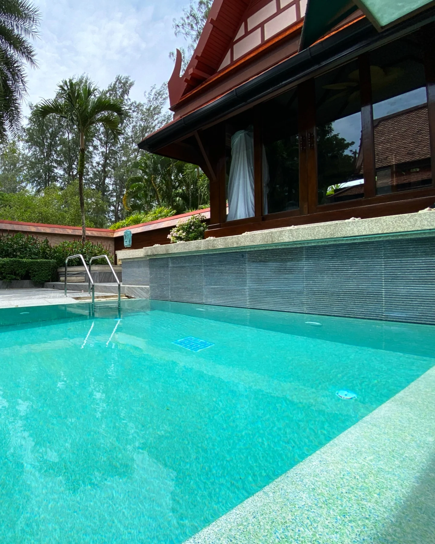 Banyan Tree Villa — the pool after the works