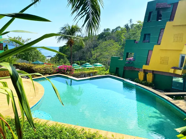 Aspasia Kata — the upper pool among the gardens