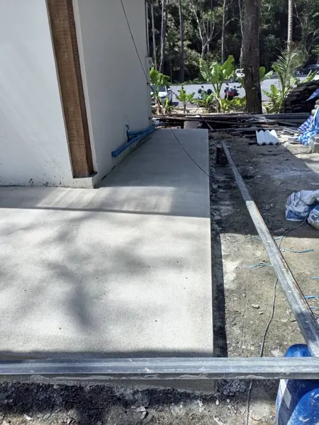 Banana Beach, Phuket — Bar and Terrace Floors — the terrace beside the building
