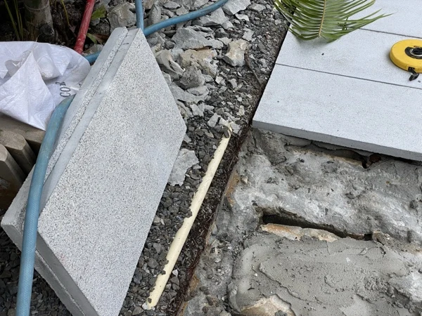 Private Residence, Bang Tao — new coping laid