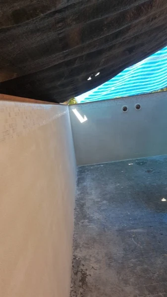Bayview Lodge — the rendered shell before the finish