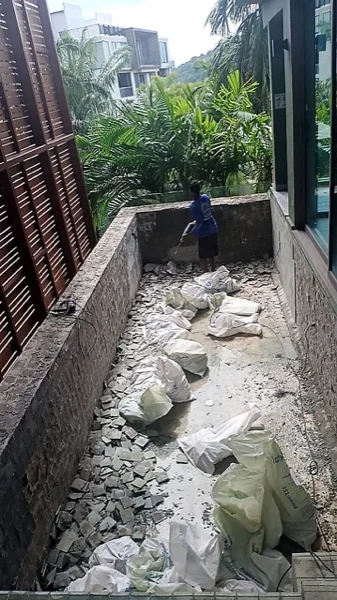 Crest Resort & Pool Villas — the pool broken out