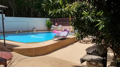 Guesthouse, Kathu — the old pool and its surround