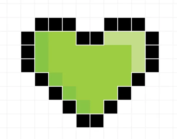 Heart Shape Feature on Pool Floor — the heart drawn square by square on the tile grid