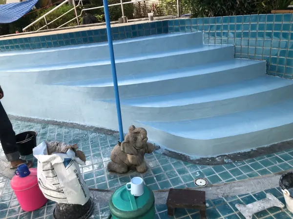 Karon Butterfly Condominium — the steps rebuilt and prepared