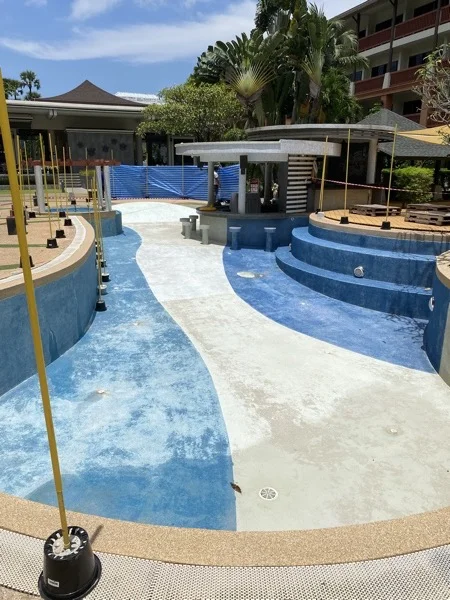 Kata Sea Breeze — the pool drained before the renovation