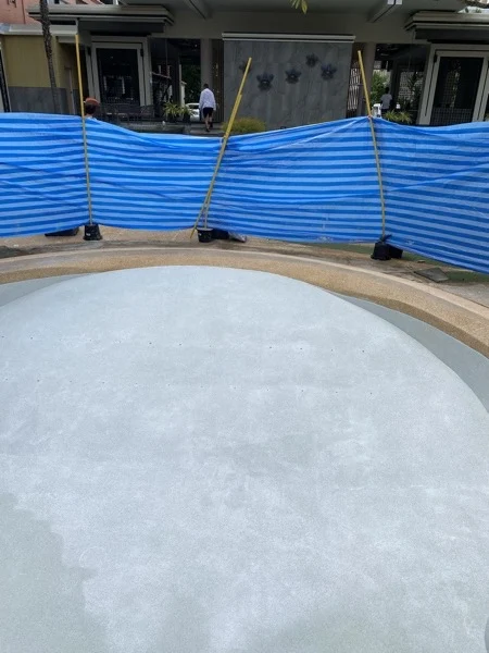 Kata Sea Breeze — the Bar Pool in its new finish, before filling