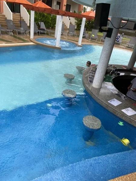Kata Sea Breeze — the swim-up bar before the works