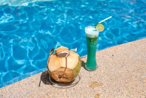 Kata Sea Breeze — a drink at the pool edge