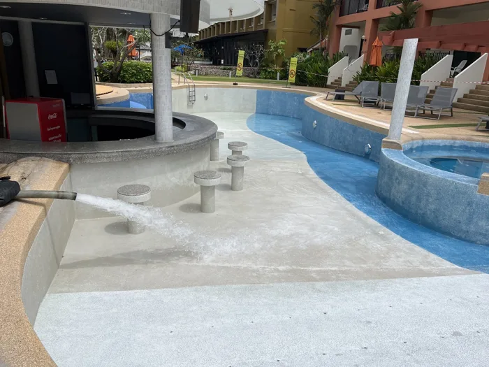 Kata Sea Breeze — bar Pool surface before filling