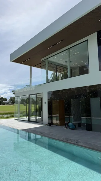 Private Villa, Laguna — the villa and its pool