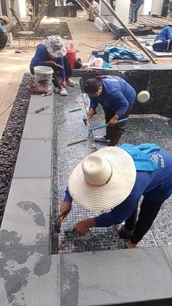 Mai Khao Dream Villa Resort — removing failing mosaics