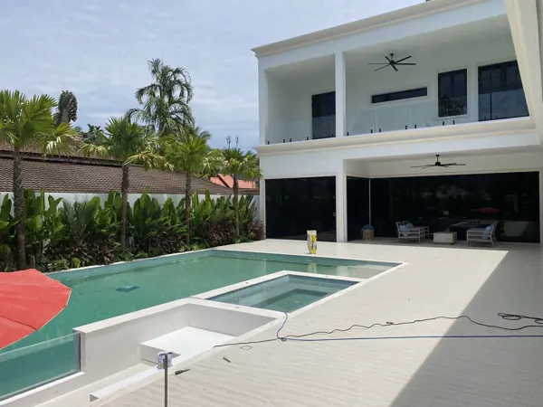 Private Residence, Laguna — the pool in front of the house