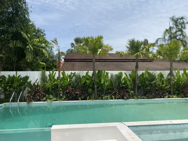 Private Residence, Laguna — the pool beside the garden