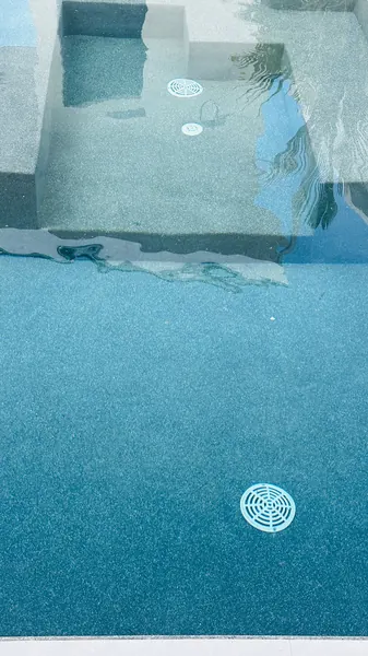 Private Villa — French Grey — the steps under water
