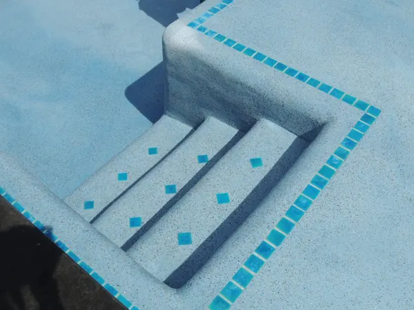 Private Villa, Koh Phangan — steps with blue tile inserts