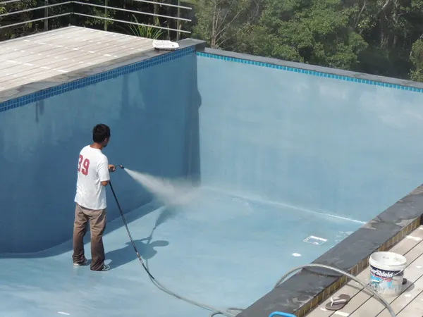 Private Villa, Koh Phangan — rinsing the walls
