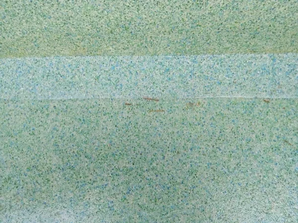 Banyan Tree Villa — the Sea Mist Green finish close up