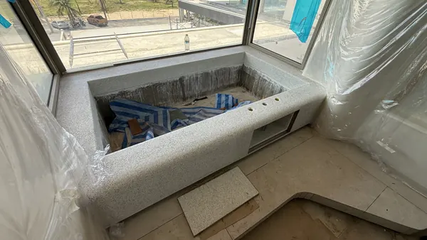 Private Villa, Layan Beachfront — the indoor tub in the new finish