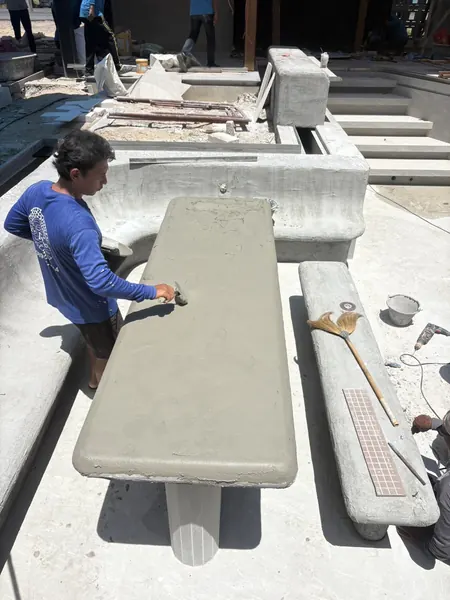 Private Villa, Layan Beachfront — working the table top