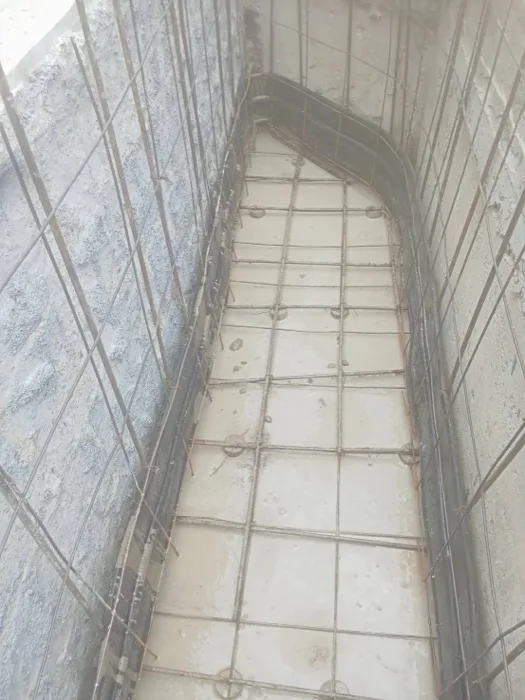 Private Villa, Pasak — fixing the surge tank with new reinforcement