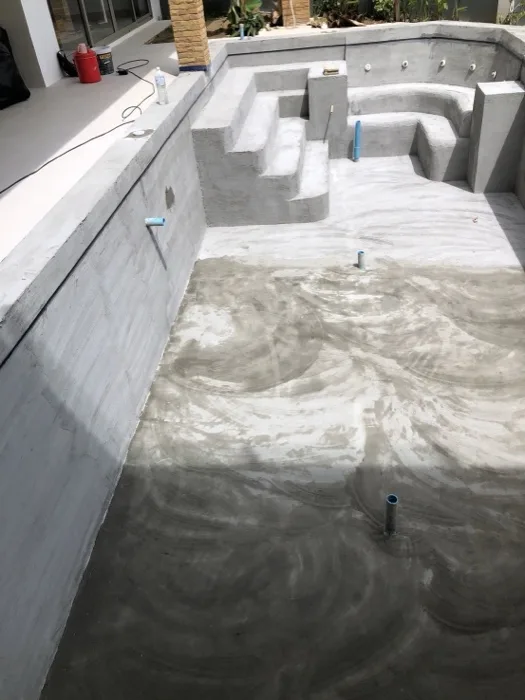 Private Villa, Pasak — the whole pool under its grey bonding coat