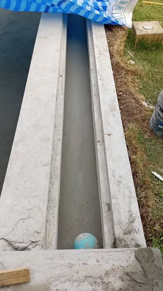 Private Villa, Pasak — Alaska Ice — the overflow channel reworked