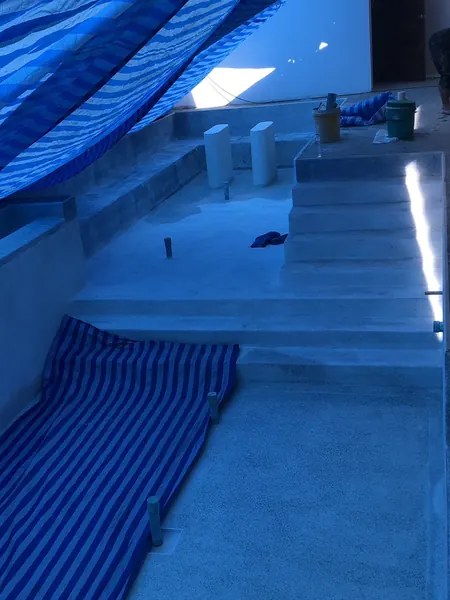 Sunset Garden Villa, Rawai — the new finish under cover while it cures