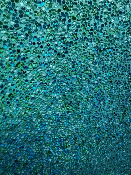 Private Villa, Rawai — Irish Green — sea Mist Green glass, close up