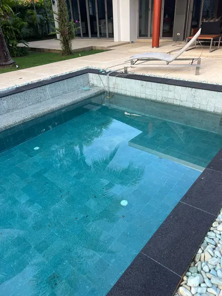 Private Villa, Red Palm — Irish Green — draining the pool