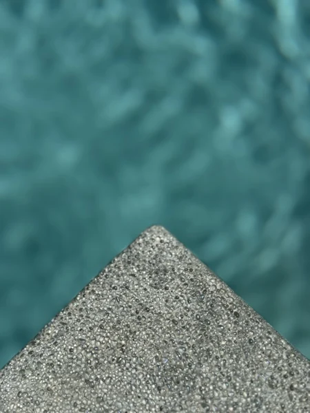 Private Villa, Phuket — the PebbleCrete Glass coping above the water
