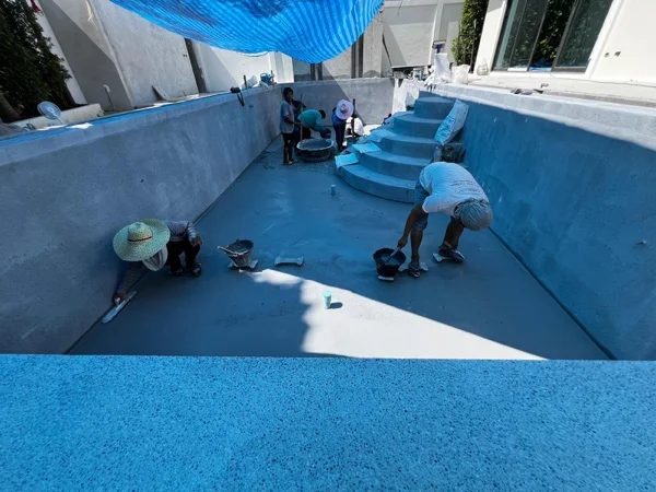 Private Villa, Phuket — Monsoon Grey — new pool by Pebble Pools