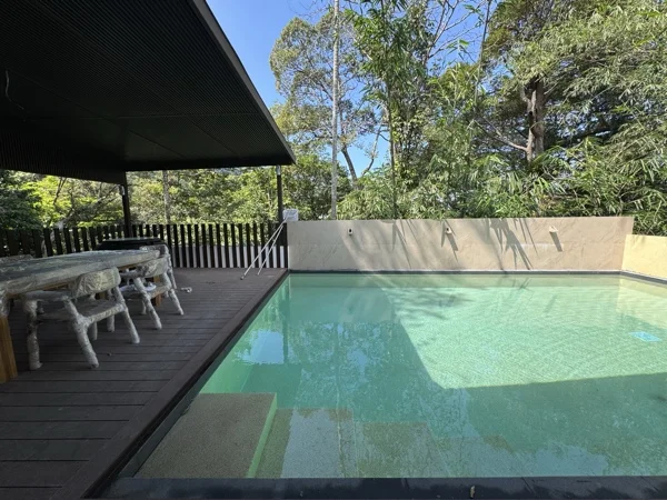 Villa Tantawan Resort, Kamala — the villa pool and its terrace
