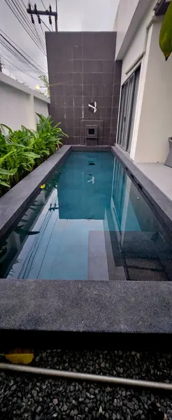 Sea Stone Private Pool Villas — the renovated pool, filled