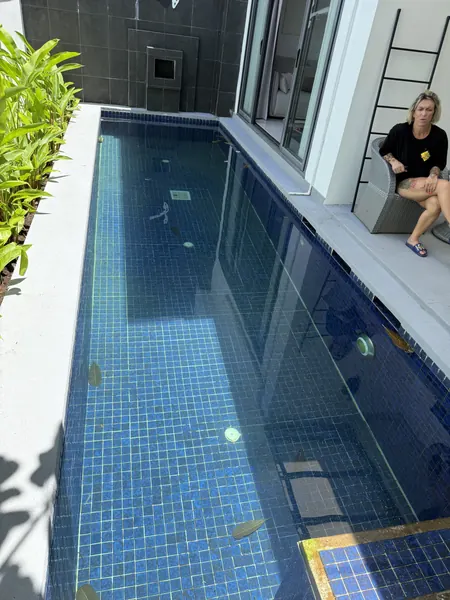 Sea Stone Private Pool Villas — the pool before the renovation