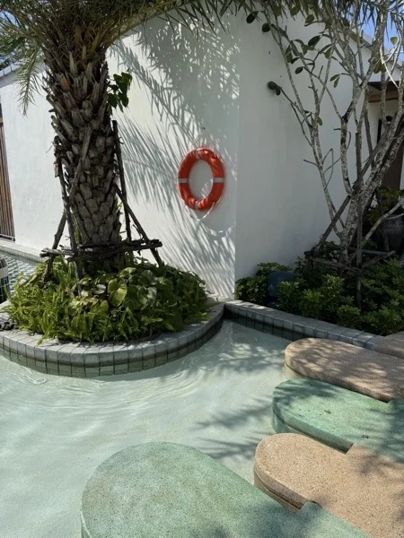Sugar Marina Lagoon — the round pool at the end of the lagoon