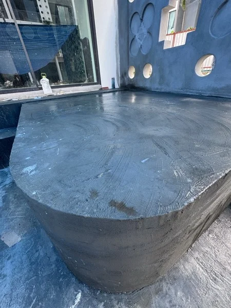 Sugar Marina POP, Kata Beach — prepared surface before the finish is applied