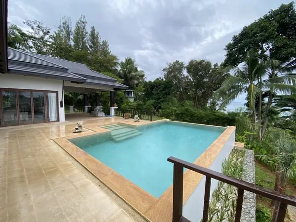 The Estate, Ao Po — the pool from the terrace steps