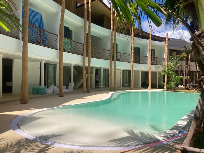 The Talay — the pool in the courtyard