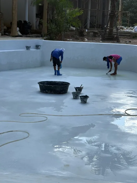 The Talay — application across the pool floor