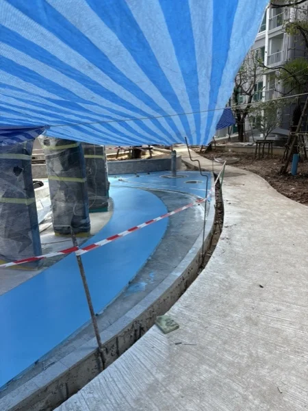 Title Serenity, Nai Yang — the blue zone under shade