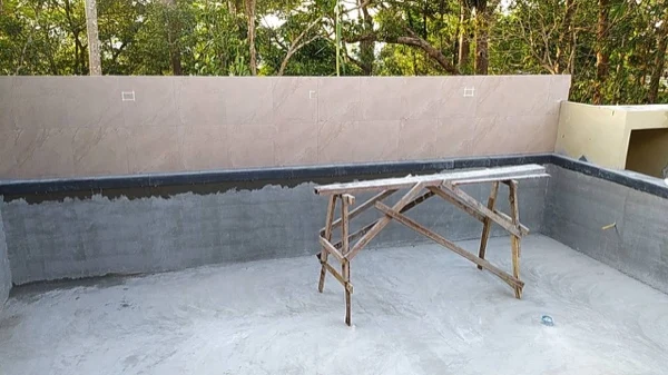 Villa Tantawan Resort — the shell rendered, ready for the finish