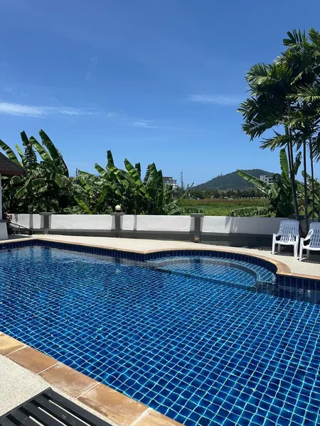 Village Clubhouse — Pool Deck — the pool and its new surround