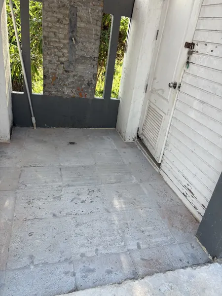 Village Clubhouse — Pool Deck — the gate area before the works