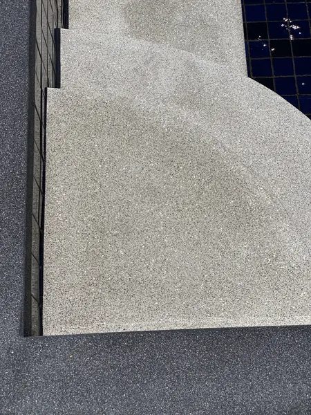 Vista del Mar, Naithon — Sea-View Pool — the new steps and coping
