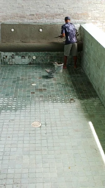 Wyndham Grand Phuket Kalim Bay — applying bondcoat