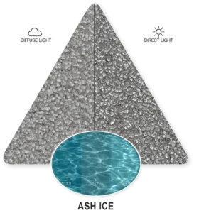 Ash Ice — ภาพประกอบตัวอย่าง PebbleCrete Classic