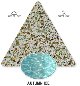 Autumn Ice — ภาพประกอบตัวอย่าง PebbleCrete Classic